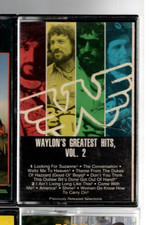 Greatest Hits, Vol. 2 by Waylon Jennings Cassette, Oct-1990, RCA Tape TESTED