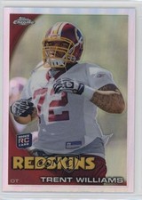2010 Topps Chrome Refractor Trent Williams #C102 no9