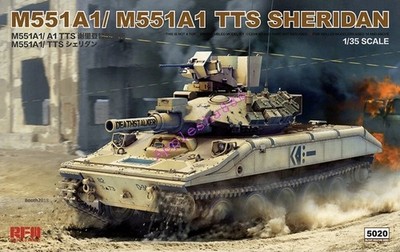 RyeField Models M551A1/M551A1 TTS Sheridan Maßstab 1:35 Modellbausatz Ref 5020