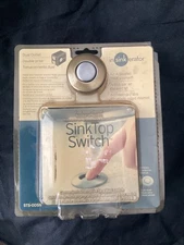 InSinkErator STS-OOSN SinkTop Satin Nickel Button Dual Outlet Switch New Sealed