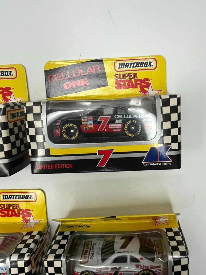 MATCHBOX SUPERSTARS LOT OF 9 NASCAR 1/64 SCALE RACE CARS NEW MOC - Image 4 of 4