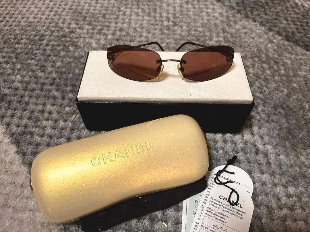 CHANEL Brown Rimless Sunglasses for Women Just Listed 2026
