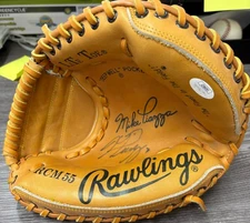 Mike Piazza Signed Baseball Catchers Mitt Rawlings Rcm55 31” JSA