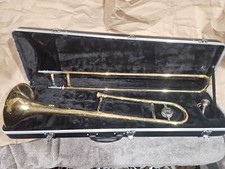 Bach Tenor Trombone. Made in USA. Good condition, if resolder spitvalve.