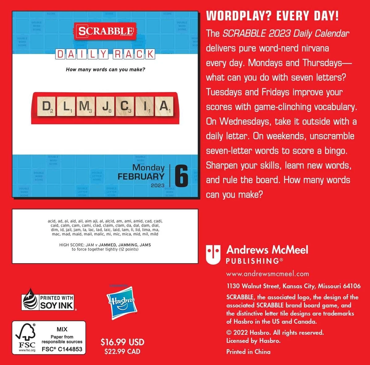 scrabble-2023-day-to-day-daily-desk-calendar-new-w-box-crossword-word-game-ebay