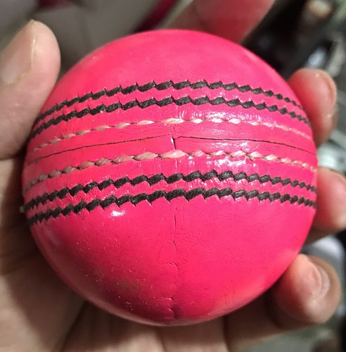 Palline rigide da cricket 4 pezzi in pelle di alta qualità - Set di 6 - Foto 16 di 19