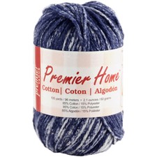 Premier Yarns Home Cotton Yarn - Multi-Denim Splash Pack of 6 Skein
