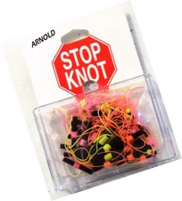 K&E Arnold Bobber Stops Stop Knot 36 Pack Orange Green & Pink NEW