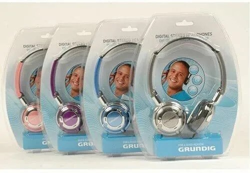 Digital Stereo Headphone- Silver Good Quality Sound by Grundig 38628