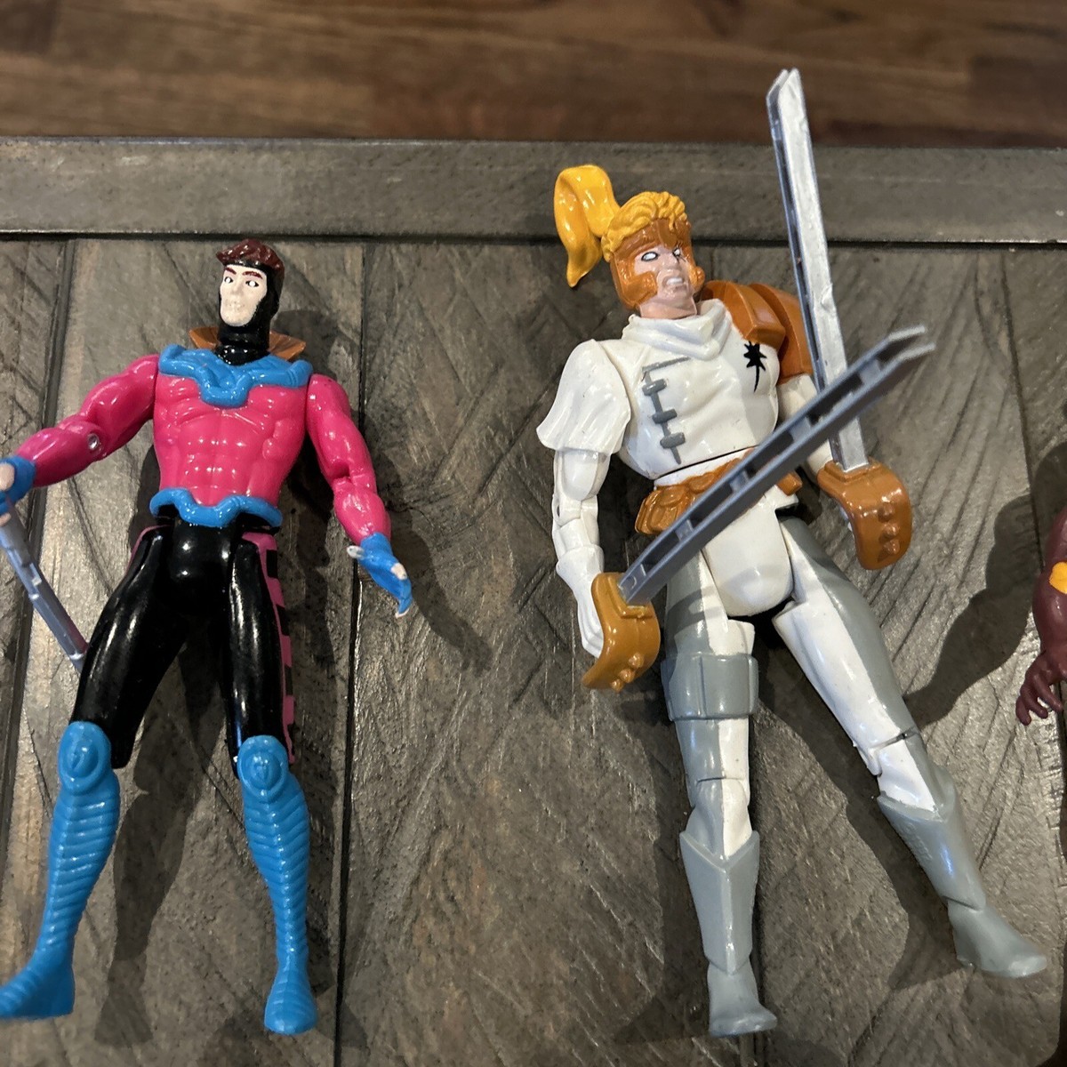 Vintage Marvel X-Men 1993 ToyBiz Metal Action Figure Lot of 9