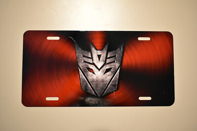 Targa Personalizzata Chevrolet Transformers Decepticon – Alluminio Giallo 6x12 - Foto 4