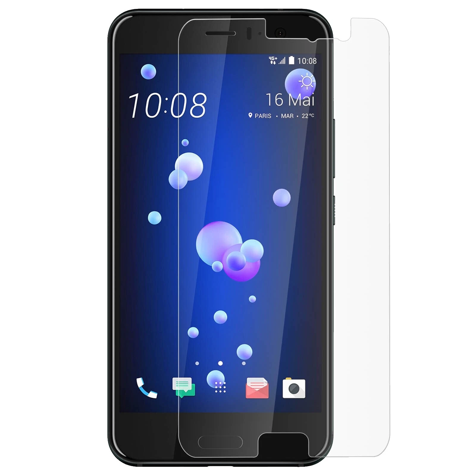 Protectores de pantalla de vidrio templado para HTC U11