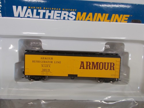 WALTHERS MAINLINE ~ COCHE FRIGORÍFICO BLINDADO 40' # 8019 ~ ESCALA HO | Zustand: New