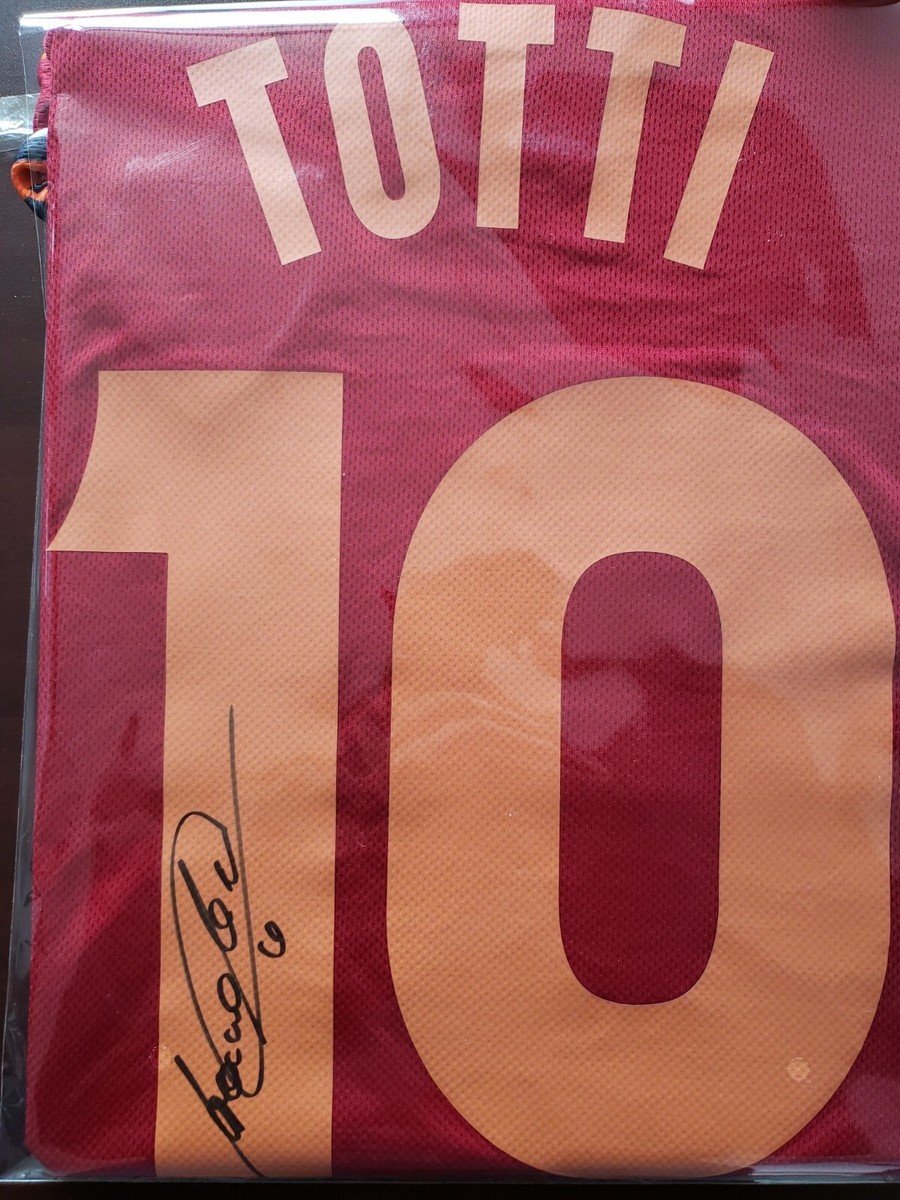 Francesco Totti Signed Jersey AS Roma 1998-99 Icons