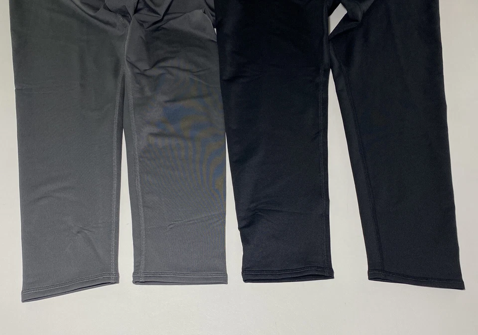 2 Pairs Boys All In Motion Fitted Performance Tights Size L Large Black Gray - Image 4 of 4