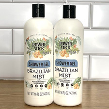 Power stick Shower Gel Brazilian Mist-16FL OZ- 2 pk 1.00 per gallon