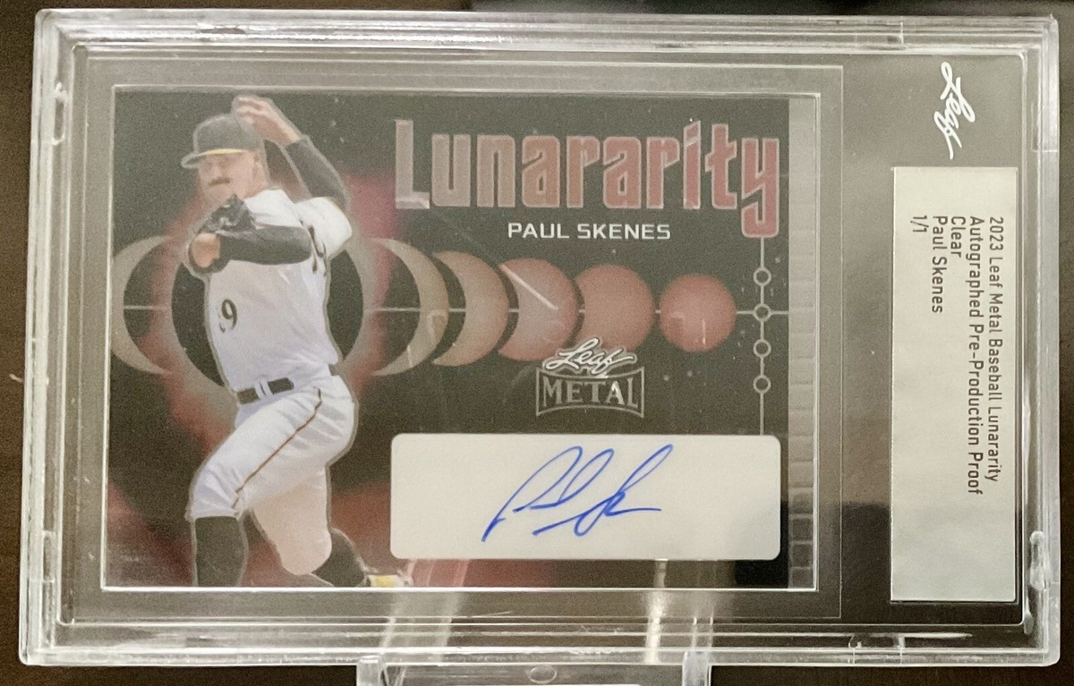 Paul Skenes 2023 Leaf Vivid Baseball Lunararity Clear Proof Auto 1 
