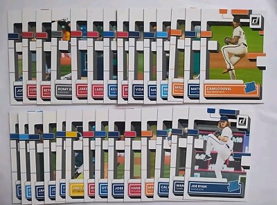 2022 Panini Donruss MLB Baseball Lot Of 28 Rated Rookie Cards