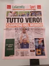 GAZZETTA DELLO SPORT "TUTTO VERO", 10 LUGLIO 2006
