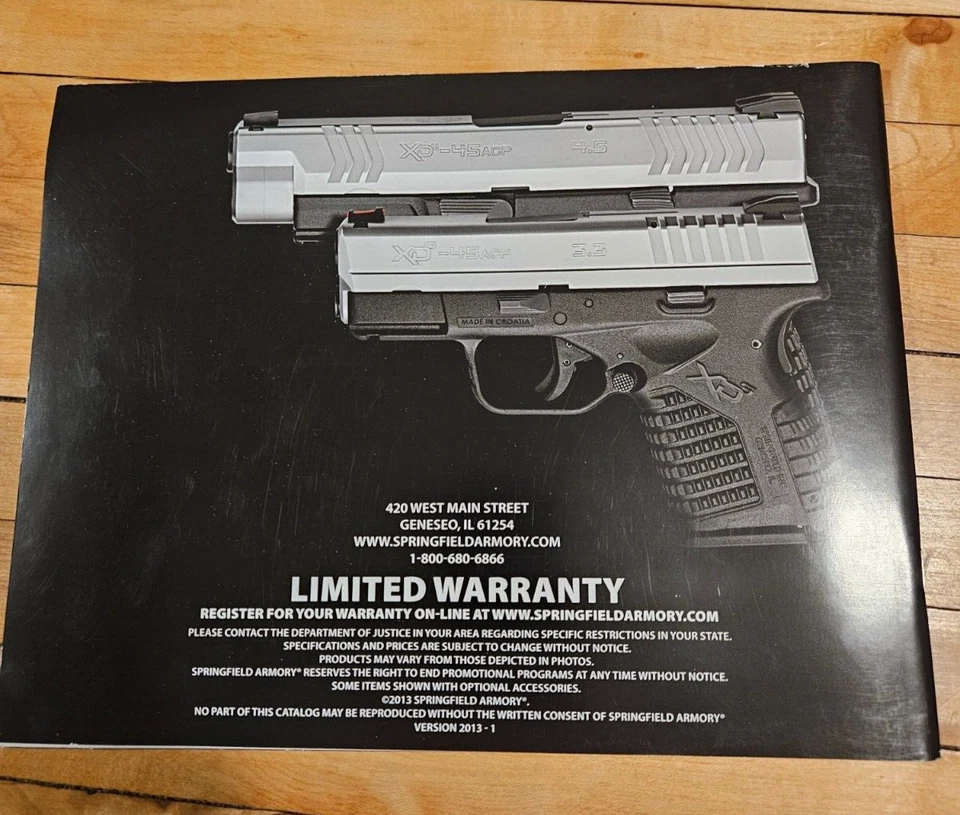 Springfield Armory 2013 Catalog - Image 2 of 4