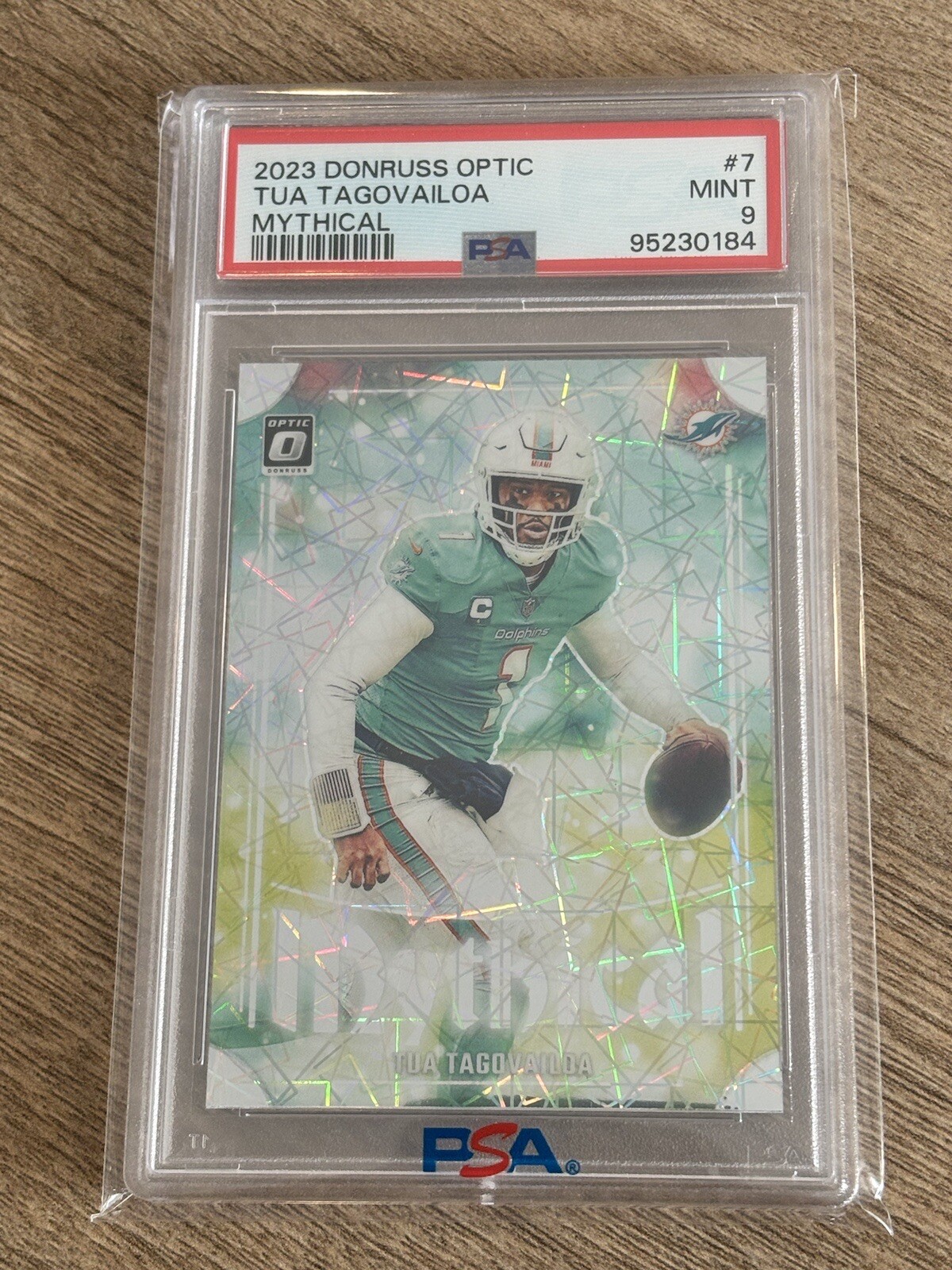 Tua Tagovailoa 2023 Donruss Optic Mythical PSA 9 #7 Miami Dolphins