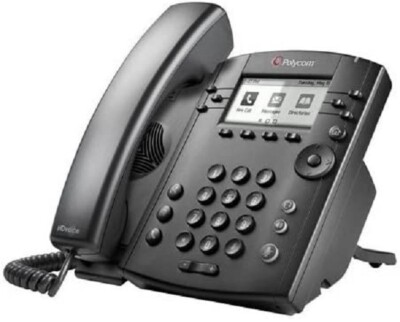 Polycom VVX310 2200-46161-019 VoIP Phone Skype Business Edition 6 Integration