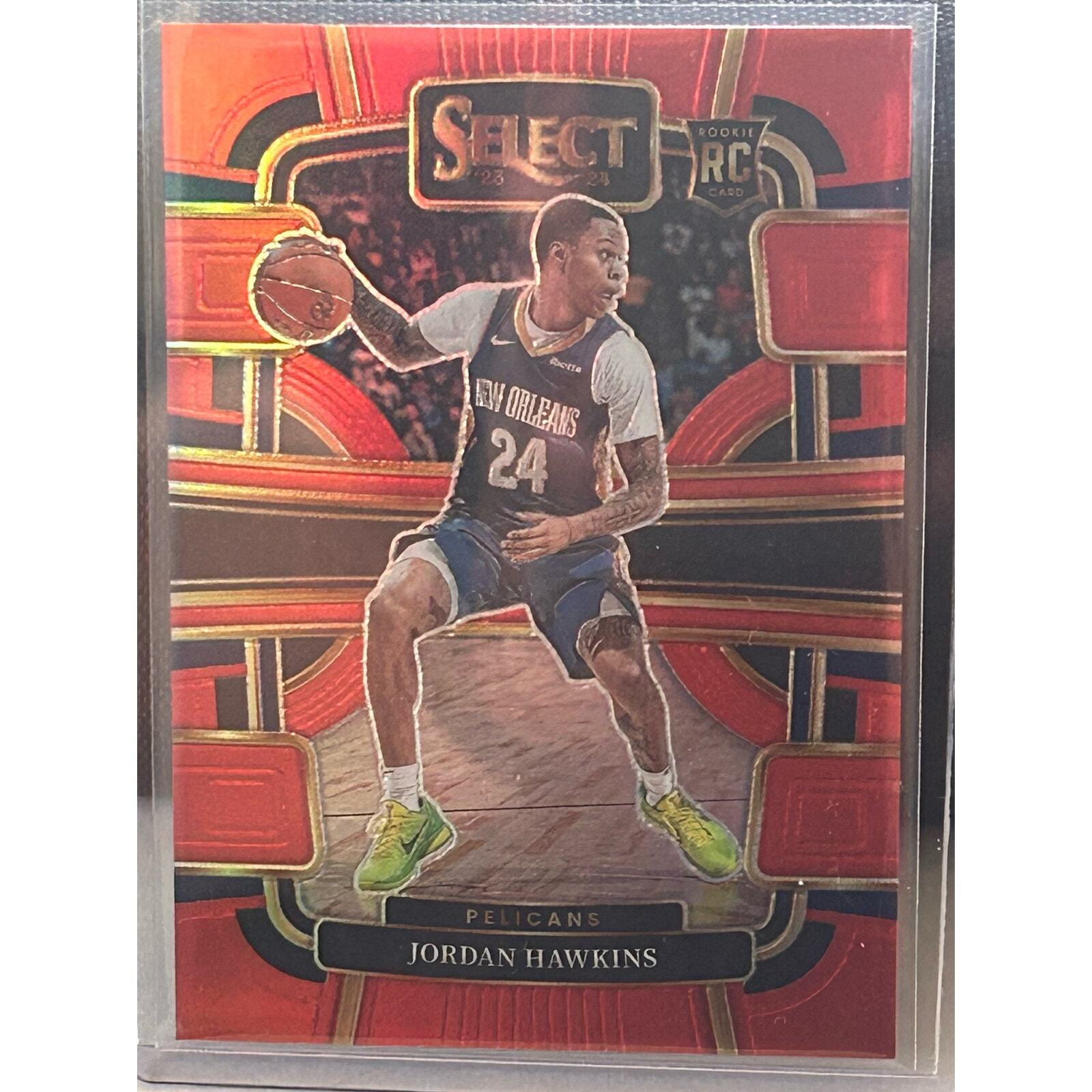 2023-24 Select Jordan Hawkins #72 Concourse Red Rookie RC /199 Pelicans
