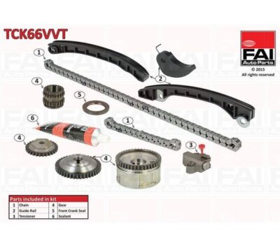 Steuerkettensatz FAI AUTOPARTS TCK66VVT für Nissan Juke Cube