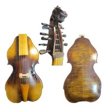 Carved dragon head SONG master 6x6 strings 25 1/2" viola da gamba, Baryton Viol