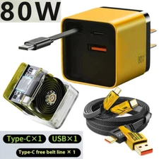 3 In 1 GaN Charger Scalable 80w Max Fast Charger Module With Type C & USB Ports