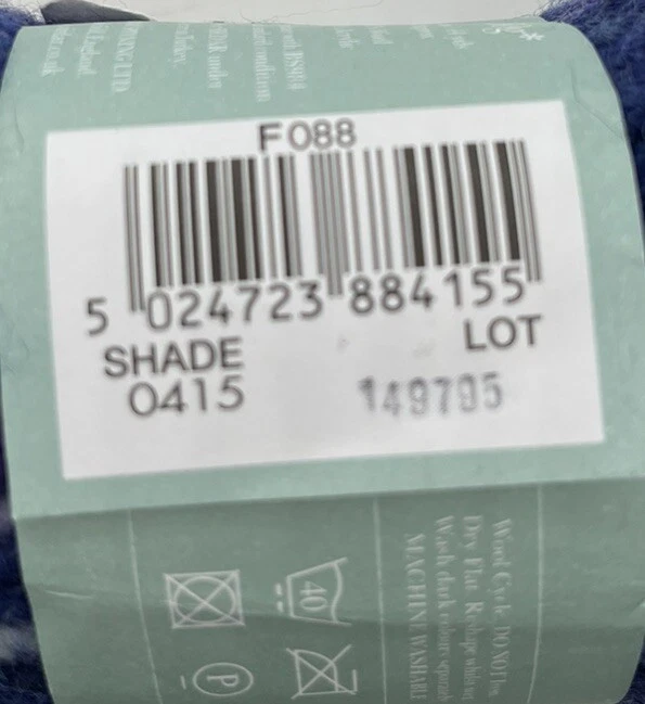 Hilo Sirdar Kiko "Blue Multi" 2 madejas #1534 Foto 3 de 4