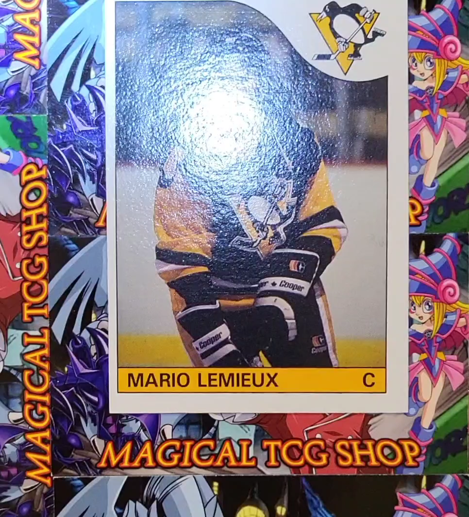 1985-86 Topps Hockey #9 Mario Lemieux Rookie Card RC Penguins NHL