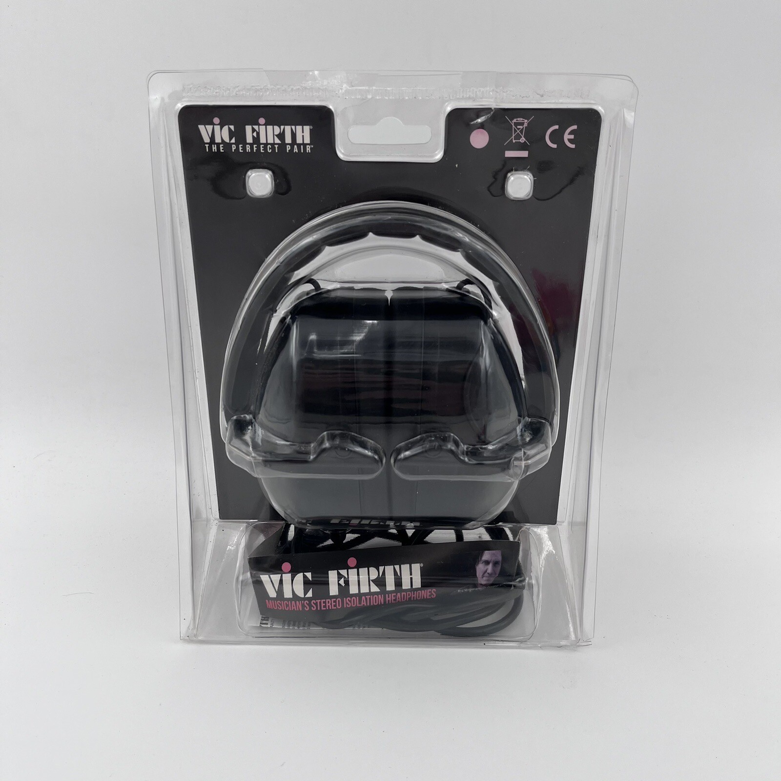 Vic Firth 25DB Stereo Isolation Headphones - Black