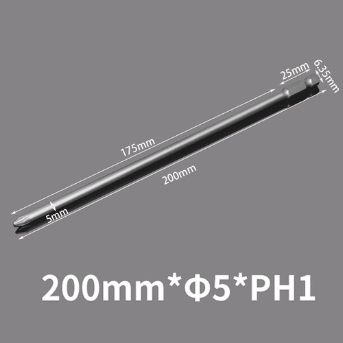 50/65/75/100/150-300mm Magnetic Phillips Screwdriver Drill Bits S2 Steel 1.6-6mm - Picture 76 of 87