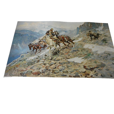 Charles M Russell Crippled But Still Coming Western Print Fortune Shoe Company
