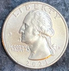 2021-D Washington Crossing the Delaware Quarter — photo from another recent sale