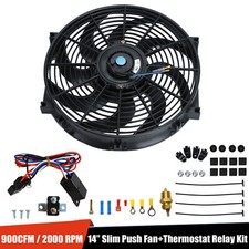 14 Universal Electric Radiator Cooling Slim Pull In Fanthermostat Wiring Relay
