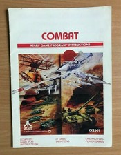 COMBAT - ATARI 2600 Instruction manual