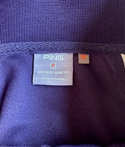 Ping Men's 1/4 Zip Sensor Warm Pullover Sweatshirt Golf Sz M Eggplant - Picture 4 of 10