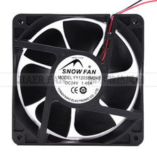 1 PCS SNOW FAN Fan YY12038M24B DC24V 1.45A 12CM 120 38MM 2 Wire cooling fan