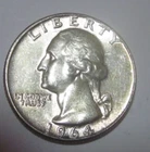 1964    Washington Silver Quarter   90% Silver