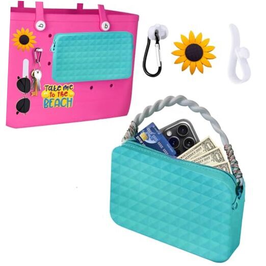 Soft Silicone Phone Holder Insert Wallet for Green Bogg Bag Accessories