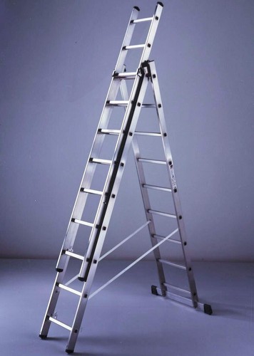 FACAL Scala Alluminio Telescopica 3 x 11  gradini Altezza mt. 7,96 - SL310-3 - Foto 1 di 1