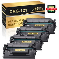 4 PK CRG121 3252C001 Black Toner Compatible for Canon 121 imageCLASS D1620 D1650