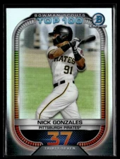 2021 Bowman #BTP-37 Nick Gonzales Bowman Scouts Top 100