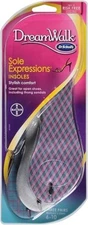 Dr Scholls Insoles 3 Pair DreamWalk Sole Expressions Open Shoe Womens Sz 6-10