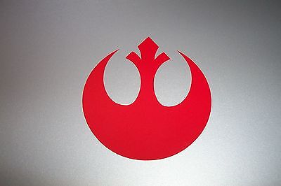 Star Wars Sticker Rebel Alliance Waterproof and UV resistant PVC sticker Red