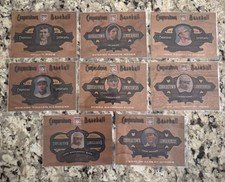Lot Of 9 Diff 2013 PANINI COOPERSTOWN LUMBERJACKS Connie Mack John Ward Bender +
