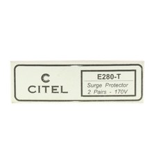 CITEL E280-T ISOLATED LOOP SURGE PROTECTOR SPD, PIN MOUNT, 170V