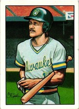 1990 Bowman Lithographs Sweepstakes (1*) Robin Yount #NNO Milwaukee Brewers HOF